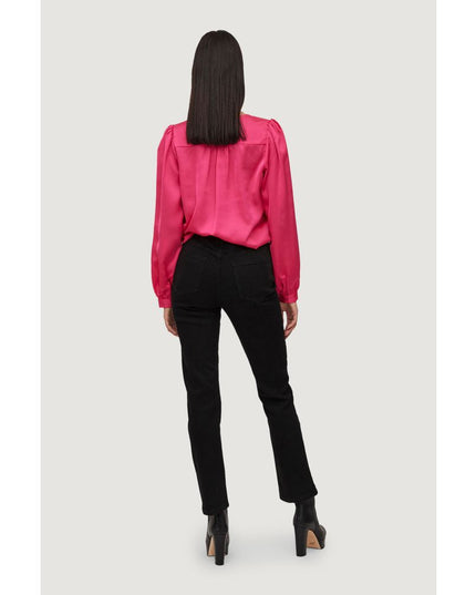 Vila Clothes Pink Polyester Blouse