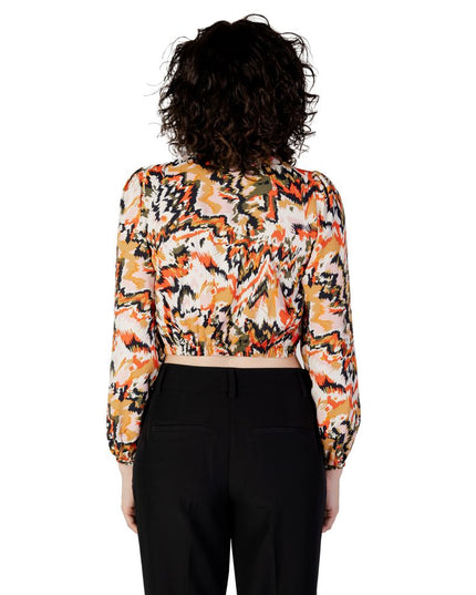 Only Orange Polyester Blouse