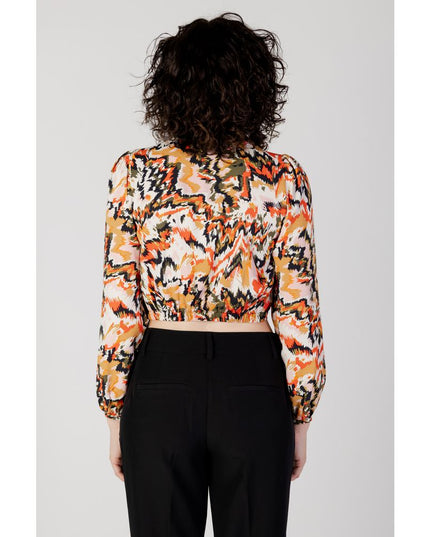 Only Orange Polyester Blouse