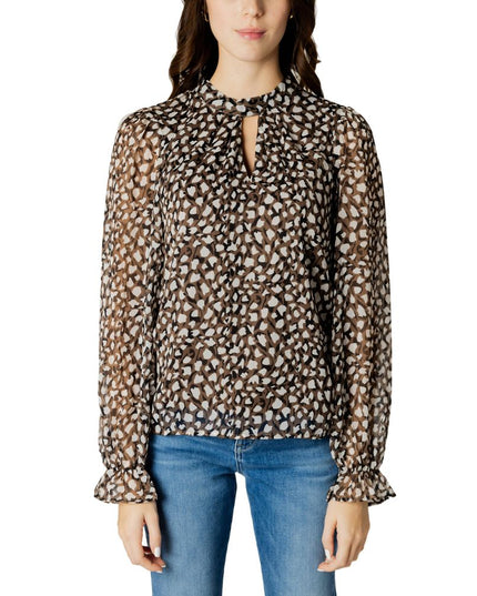 Vila Clothes Black Recycled Polyester Blouse