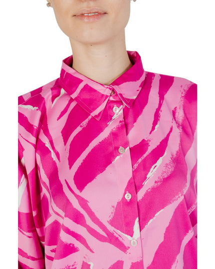 Only Pink Polyester Blouse