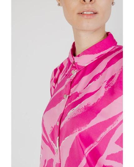 Only Pink Polyester Blouse