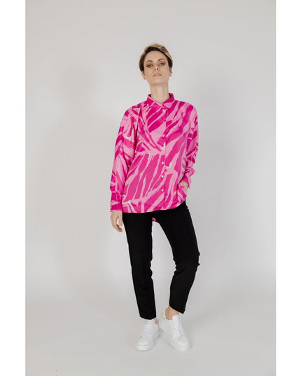 Only Pink Polyester Blouse