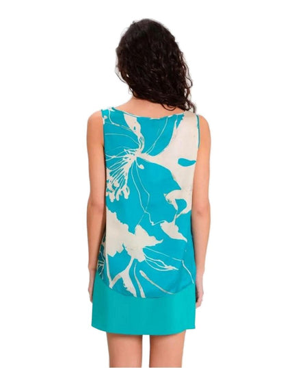 Rinascimento Turquoise Polyester Blouse