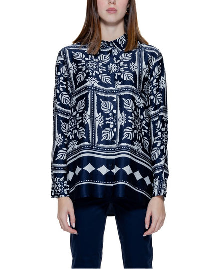 Street One Blue Viscose Blouse