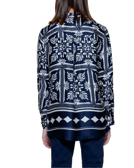 Street One Blue Viscose Blouse