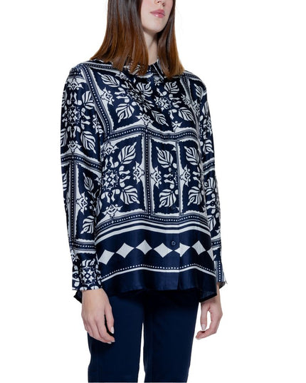 Street One Blue Viscose Blouse