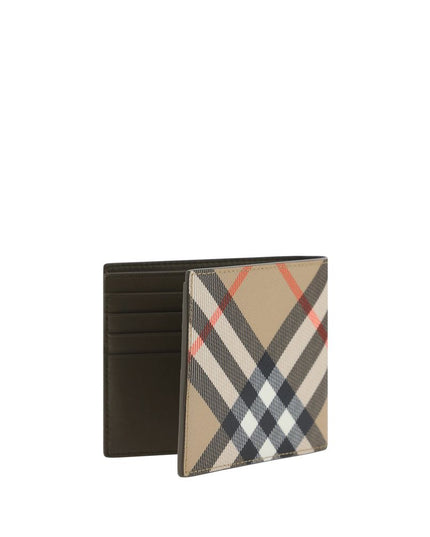 Burberry Beige Calf Leather Bos Taurus Wallet