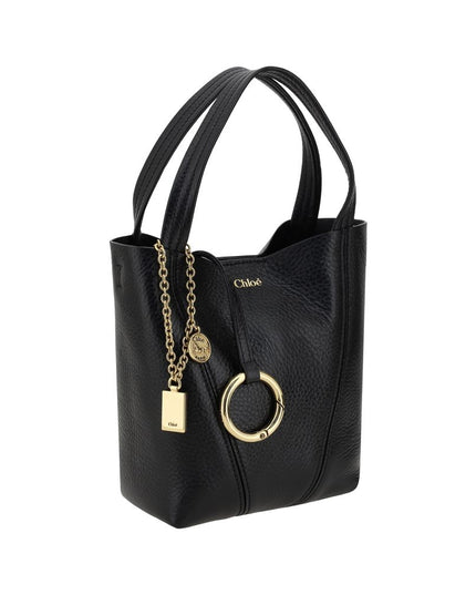 Chloé Black Calf Leather Bos Taurus Shoulder Bag