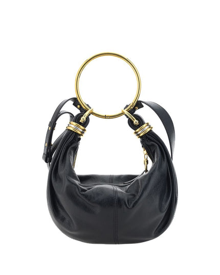 Chloé Black Calf Leather Bos Taurus Handbag