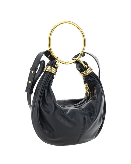 Chloé Black Calf Leather Bos Taurus Handbag