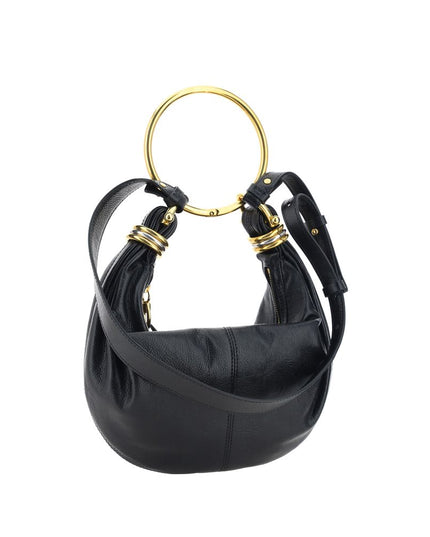 Chloé Black Calf Leather Bos Taurus Handbag