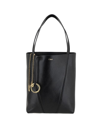 Chloé Black Calf Leather Bos Taurus Shoulder Bag