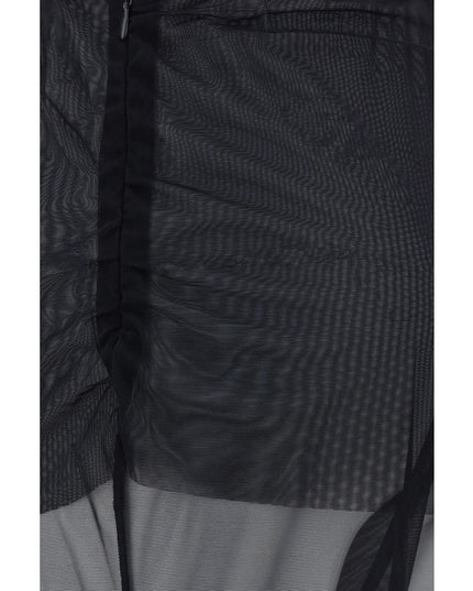 Exilia Black Polyester Casual Pants