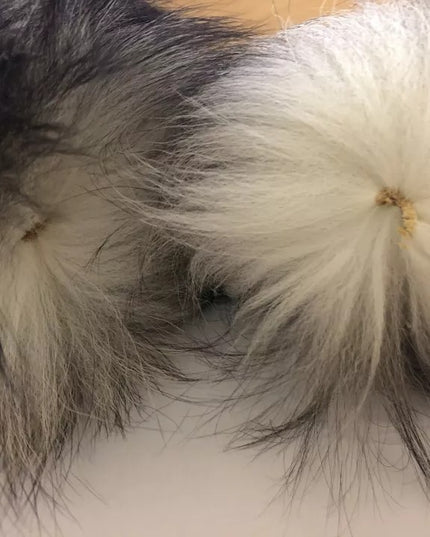 Dolce & Gabbana Brown Fox Tail Fur Shawl Neck Wrap Cover Collar Scarf