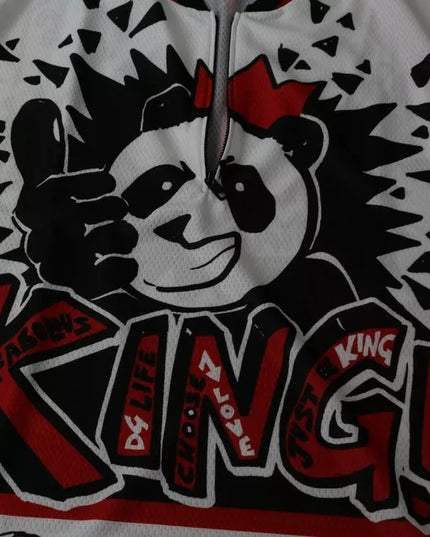 Dolce & Gabbana White King Panda Polyester T-shirt Top