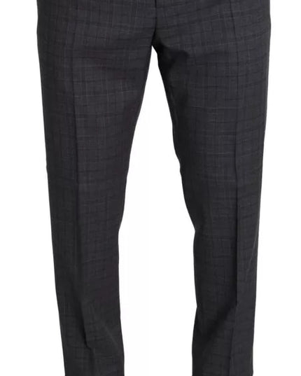 Dolce & Gabbana Gray Wool Men Formal 2 Piece MARTINI Suit