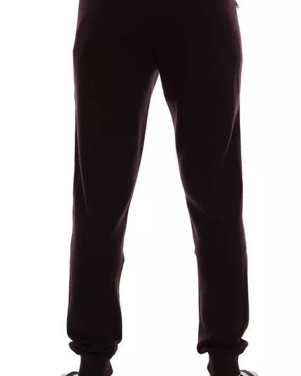 Dolce & Gabbana Purple Cashmere Gym Training Sport Pants
