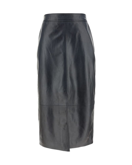 Arma Black Lamb Ovis Aries Aries Long Skirt