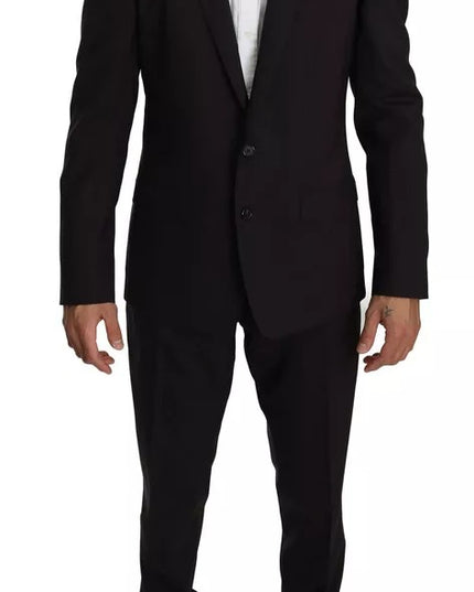 Dolce & Gabbana Purple MARTINI Wool Stretch 2 Piece Suit