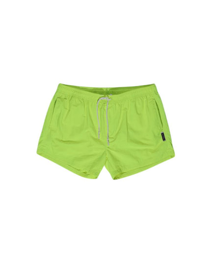 Hamaki-Ho Yellow Polyester Swim Shorts