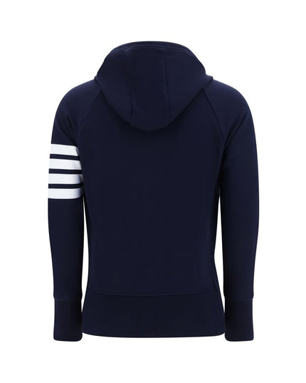 Thom Browne Blue Cotton Sweatshirt