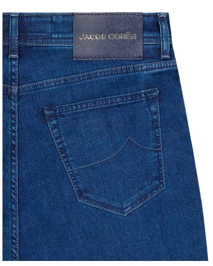 Jacob Cohen Blue Cotton Men's Jeans