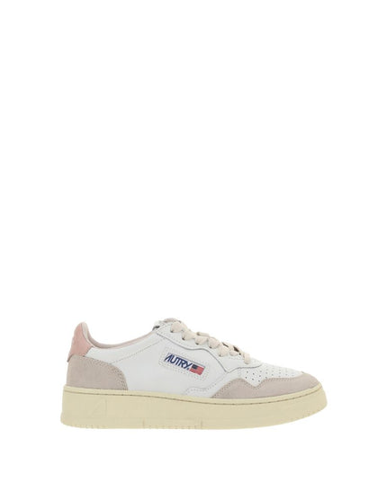 Autry White Leather Low Top Sneakers