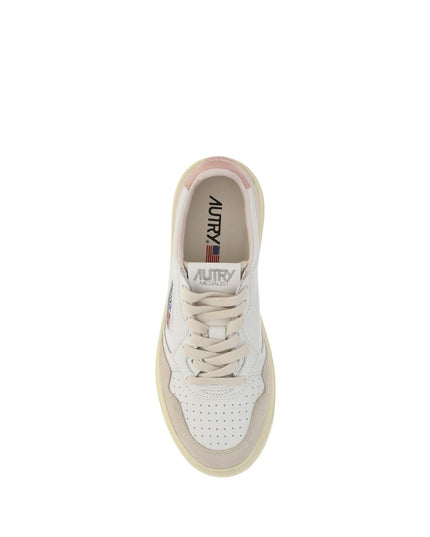 Autry White Leather Low Top Sneakers