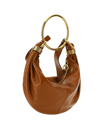 Chloé Brown Calf Leather Bos Taurus Handbag