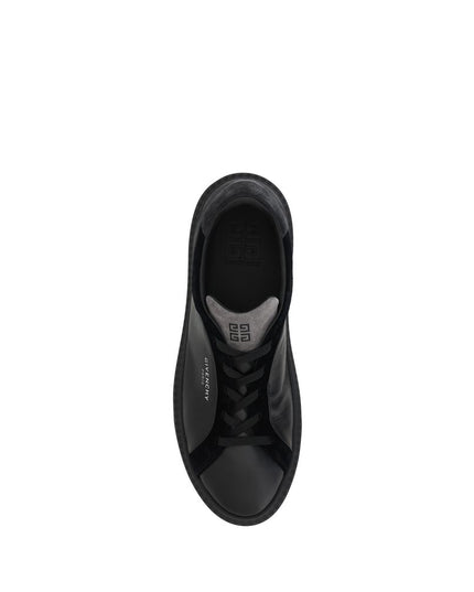 Givenchy Black Leather G Set Sneakers