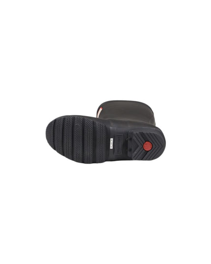 Hunter Black Recycled Polyester Ankle Boots