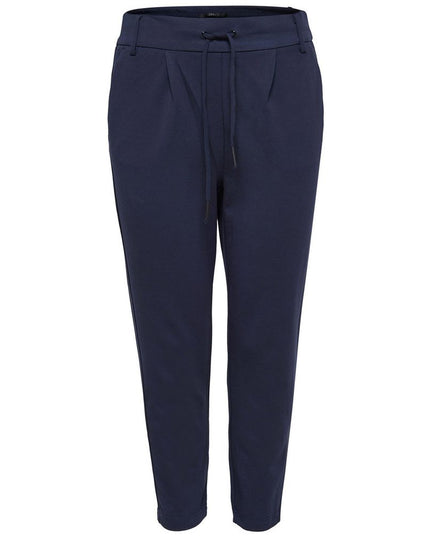 Only Blue Viscose Casual Pants