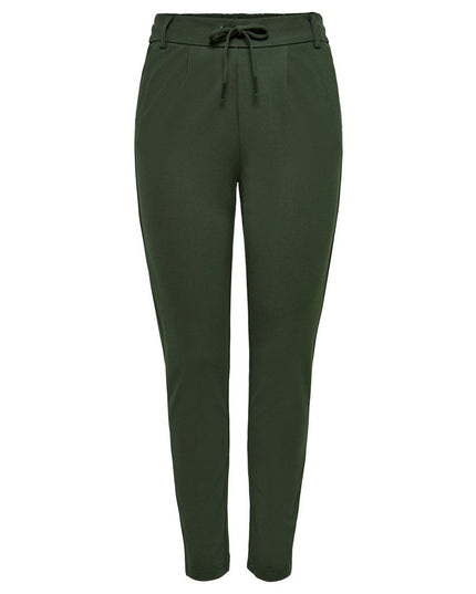 Only Green Viscose Casual Pants