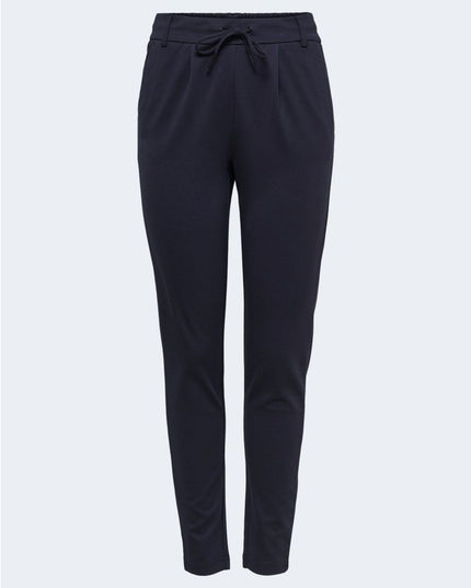 Only Blue Viscose Casual Pants