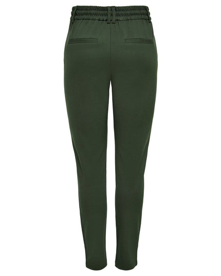 Only Green Viscose Casual Pants