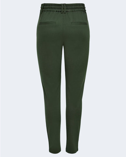 Only Green Viscose Casual Pants