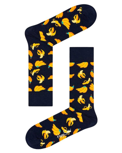 Happy Socks Black Cotton Sock