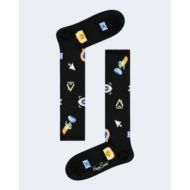 Happy Socks Black Cotton Sock