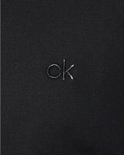 Calvin Klein Black Cotton Dress Shirt