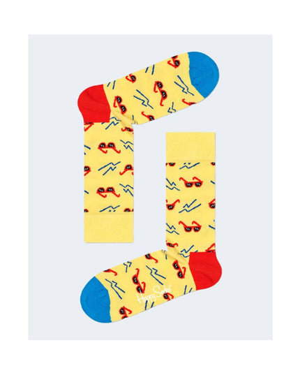Happy Socks Yellow Cotton Socks