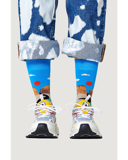 Happy Socks Blue Cotton Socks