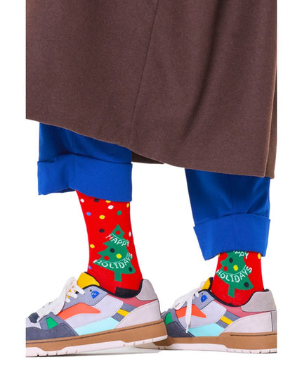 Happy Socks Red Cotton Socks