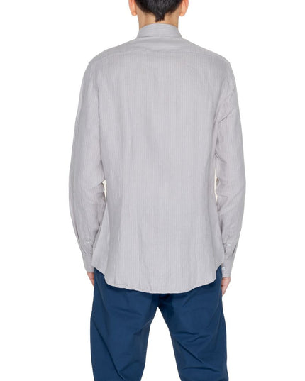 Calvin Klein Beige Linen Dress Shirt