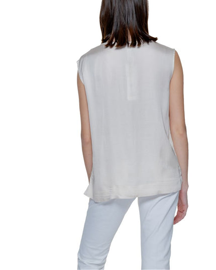 Street One Cream Viscose Blouse