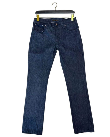 Nudie Jeans Blue Cotton Men Jeans