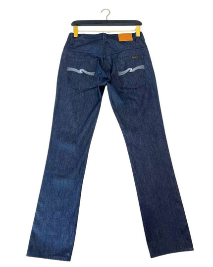 Nudie Jeans Blue Cotton Men Jeans