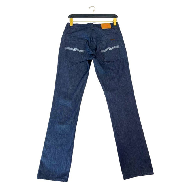 Nudie Jeans Blue Cotton Jeans Denim