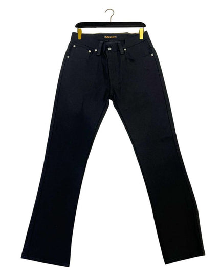 Nudie Jeans Black Cotton Men Jeans