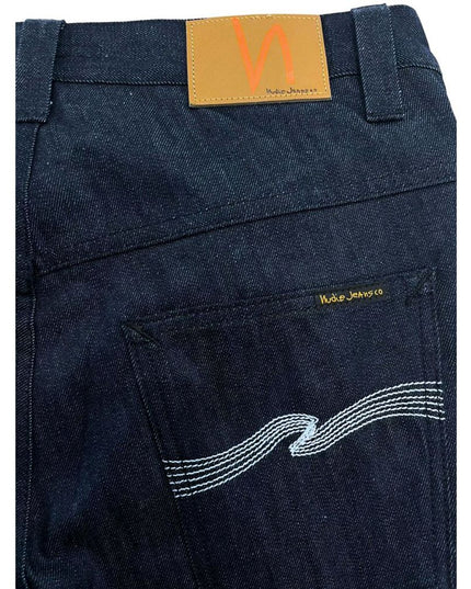 Nudie Jeans Blue Cotton Jeans Denim